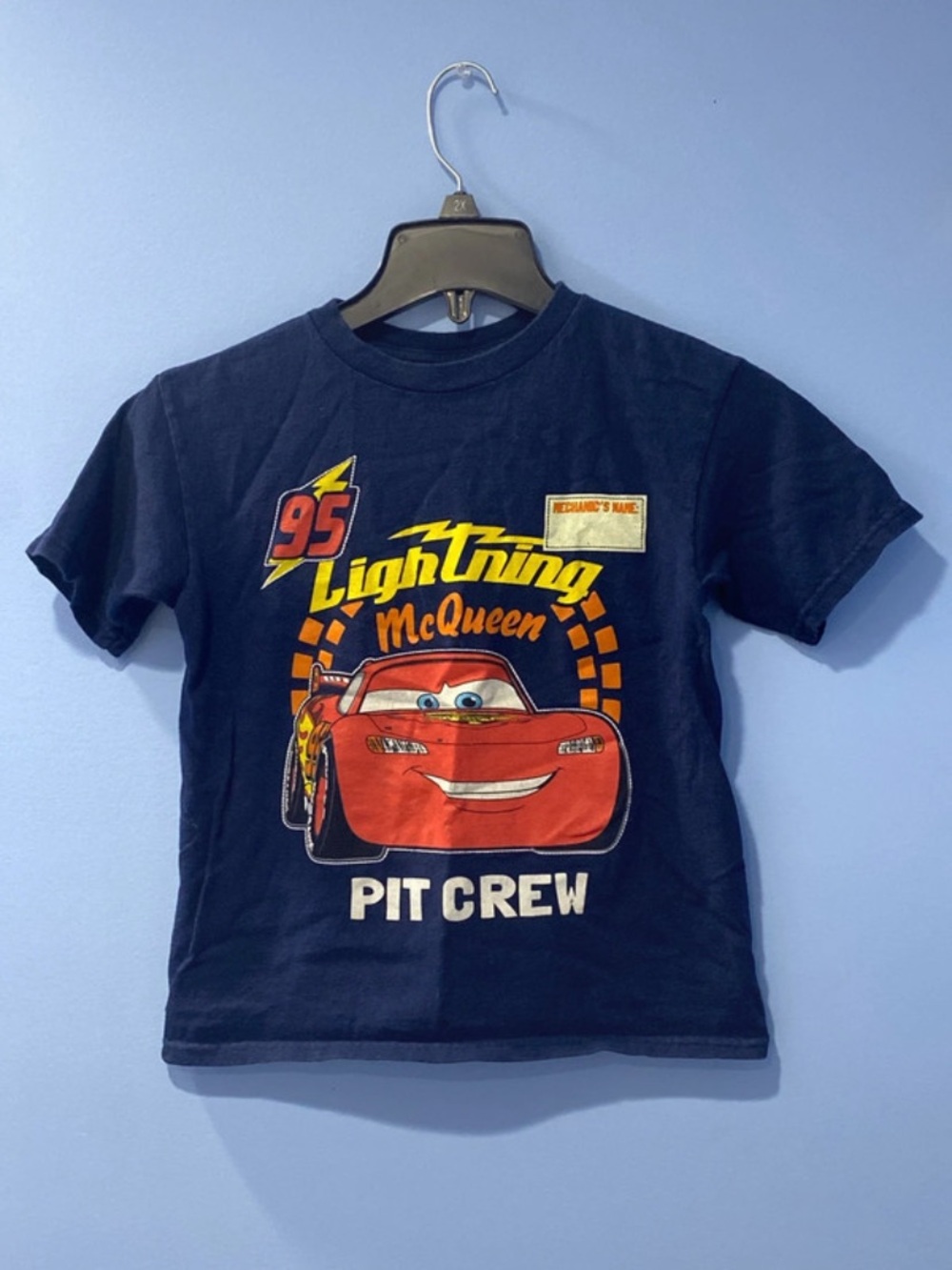 Disney Pixar Cars Lightning McQueen shirt kids 7